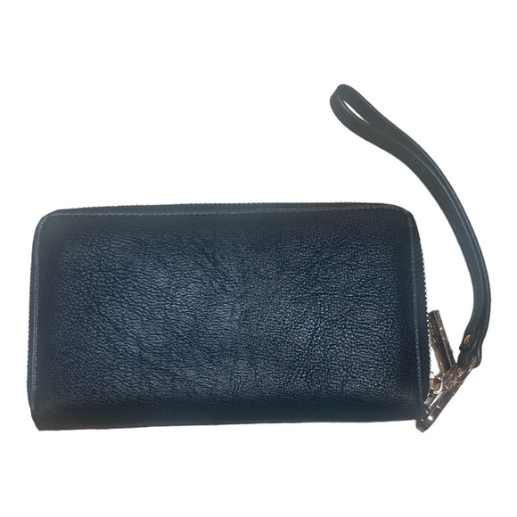 DUNE LONDON LEOPARD Print Wallet Clutch Genuine Calf Hair Leather - Picture 2 of 6